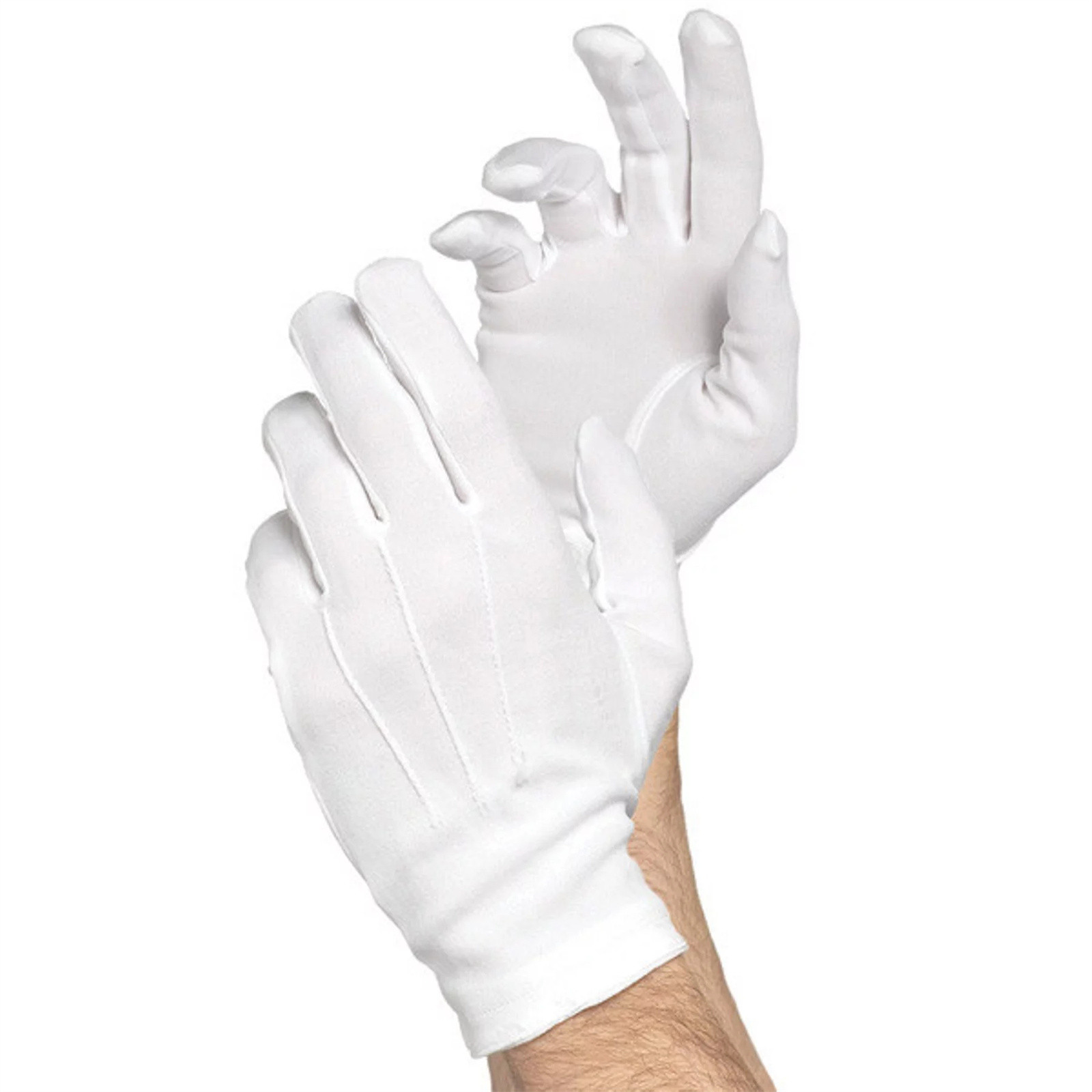 White Cotton Gloves Men Formal - مراجعة Formal Wear Gloves Men وسعره