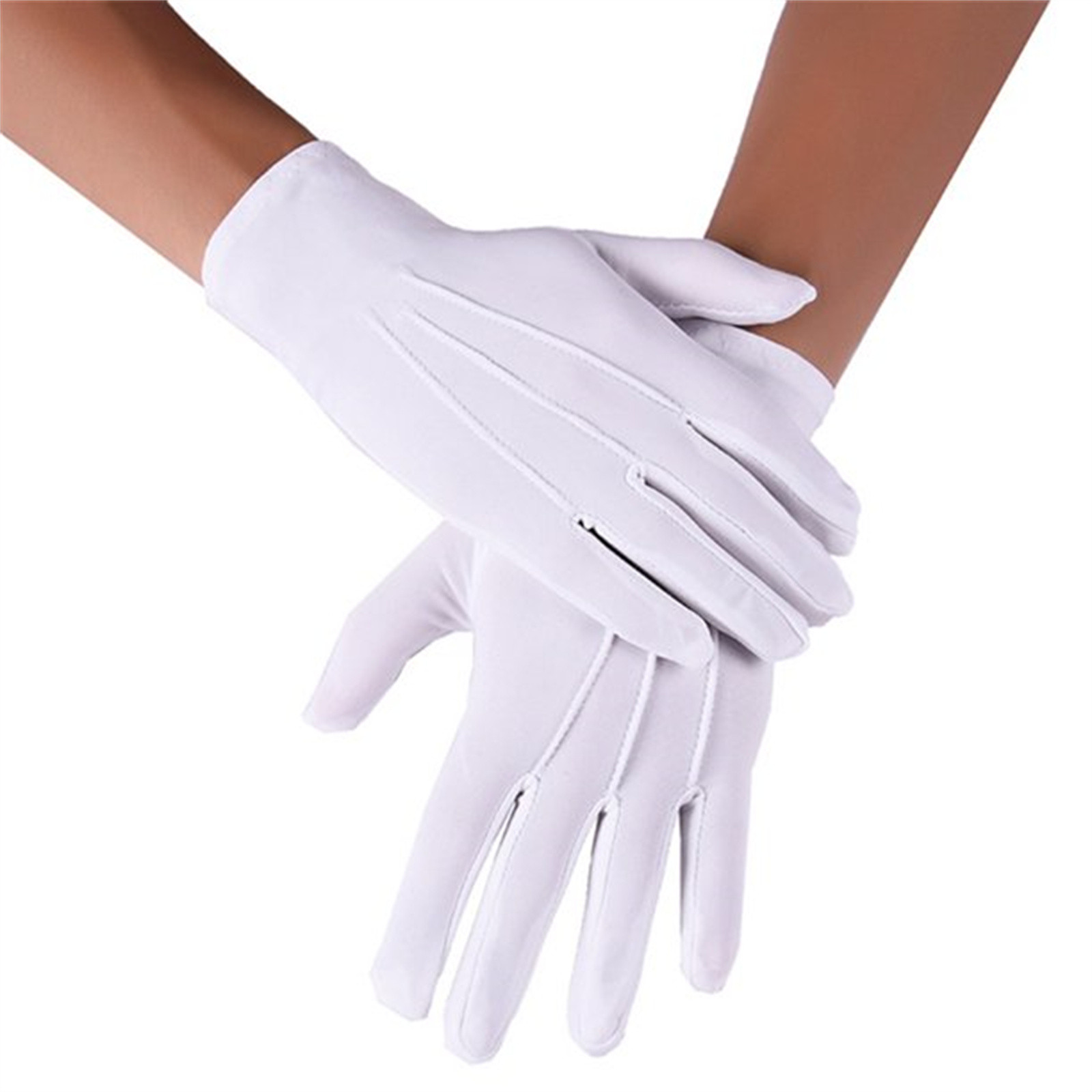 White Cotton Gloves Men Formal - مراجعة Formal Wear Gloves Men وسعره