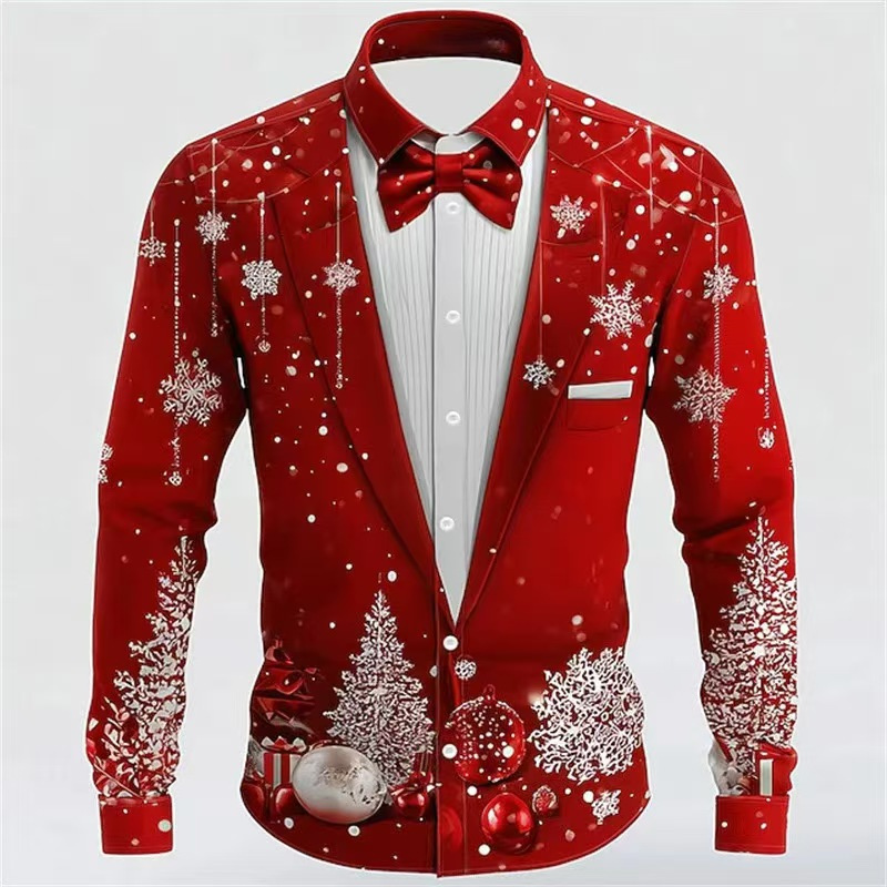 2025 Men's Christmas Snowflake - مراجعة Men'S Formal Wear Attire وسعره