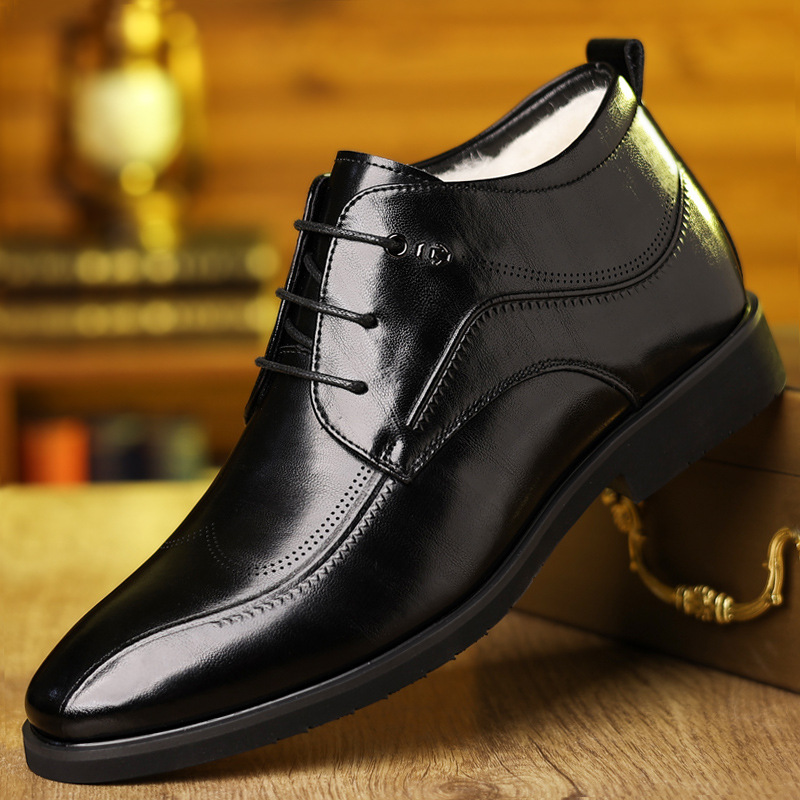 Men's Winter Leather Shoes Vel - مراجعة Men Formal Wear With Boots وسعره