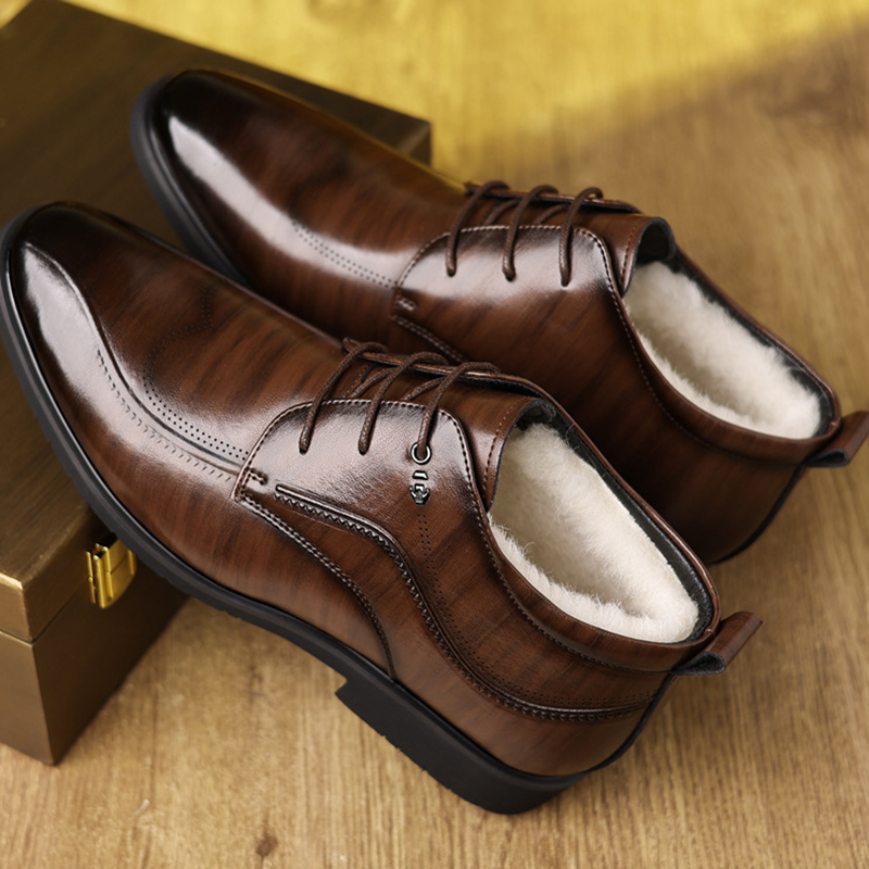Men's Winter Leather Shoes Vel - مراجعة Men Formal Wear With Boots وسعره