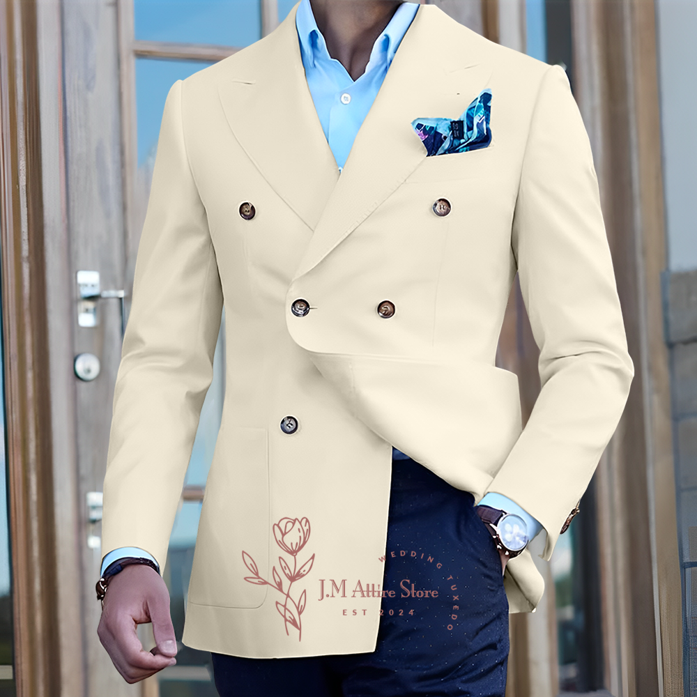Elegant white men's suit jacke - مراجعة Men'S Formal Dinner Wear وسعره