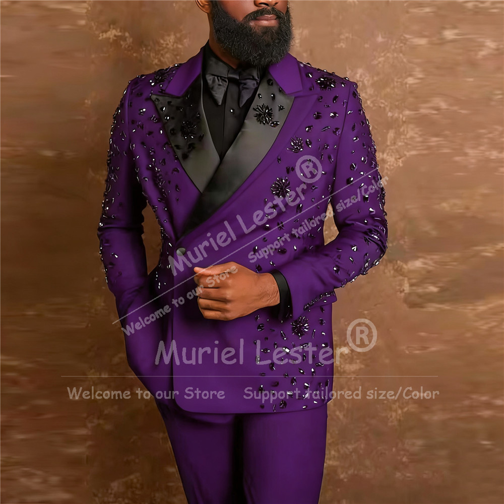 Exclusive Diamond Beaded Suit  - مراجعة Men'S Formal Wear Attire وسعره